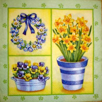 016 Stiefmütterchen - 3-ply (grün) - Ti-Flair